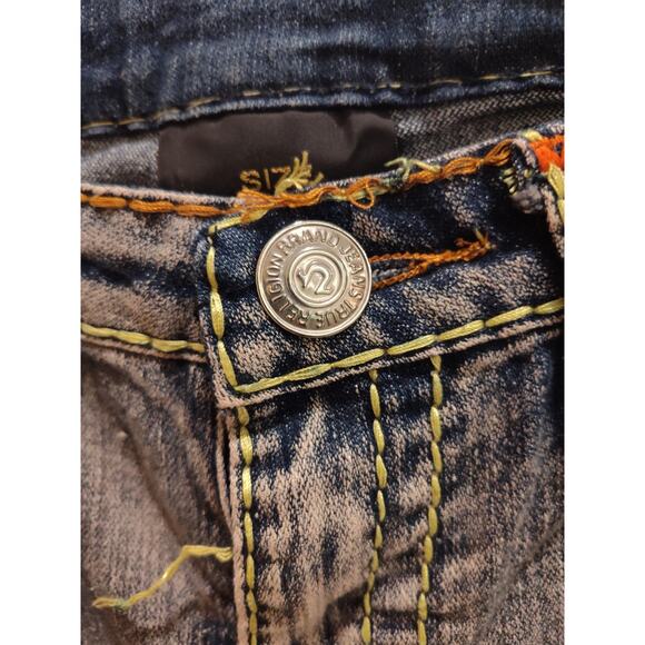 True Religion Vintage Cotton Indigo Joey Super T Women's Denim Jeans Size 29‎ - Picture 3 of 7